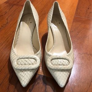 Kate Spade like new kitten heels